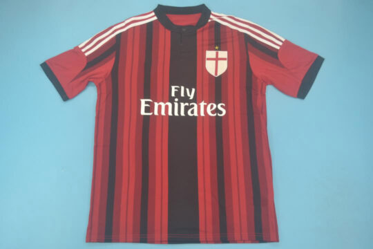 ShirtFront - AC Milan 2014-2015 Home Short-Sleeve Kit