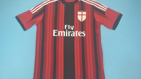 ShirtFront - AC Milan 2014-2015 Home Short-Sleeve Kit