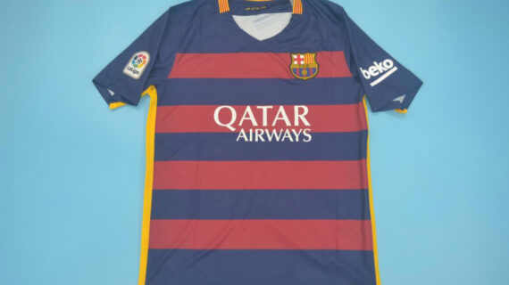 Shirt Front - Barcelona 2015-2016 Home Short-Sleeve Jersey