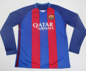 Shirt Front - Barcelona 2016-2017 Home Long-Sleeve Jersey