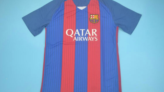 Shirt Front - Barcelona 2016-2017 Home Short-Sleeve Jersey