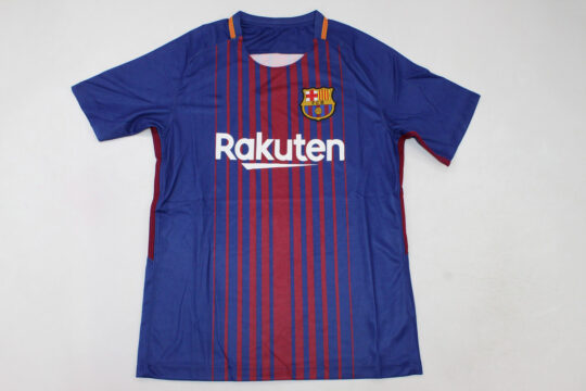 Shirt Front - Barcelona 2017-2018 Home Short-Sleeve Jersey