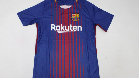 Shirt Front - Barcelona 2017-2018 Home Short-Sleeve Jersey