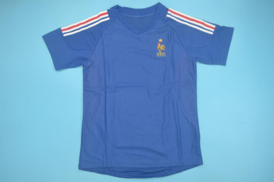 Shirt Front - France 2002-2004 Home Short-Sleeve Jersey