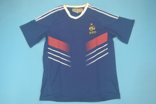 Shirt Front - France 2009-2011 Home Short-Sleeve Jersey