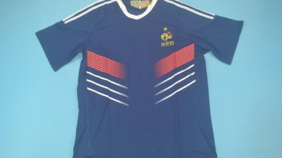 Shirt Front - France 2009-2011 Home Short-Sleeve Jersey