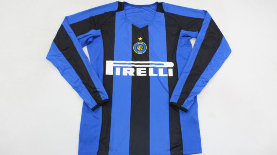 Shirt Front - Inter Milan 2004-2005 Home Long-Sleeve Jersey