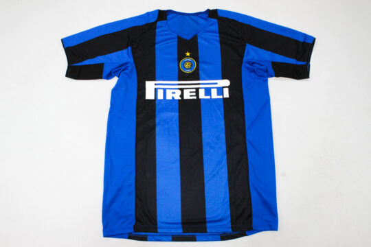 Shirt Front - Inter Milan 2004-2005 Home Short-Sleeve Jersey