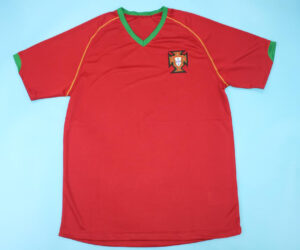 Shirt Front - Portugal 2006-2008 Home Short-Sleeve Jersey