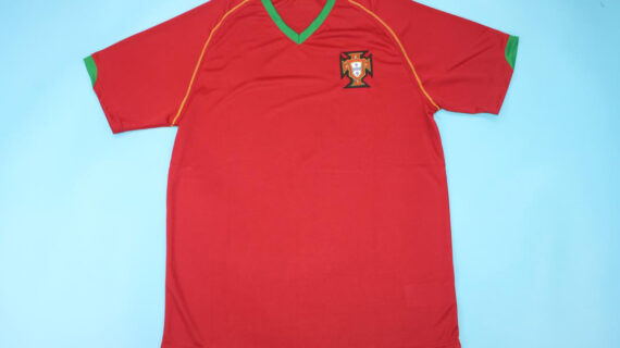 Shirt Front - Portugal 2006-2008 Home Short-Sleeve Jersey