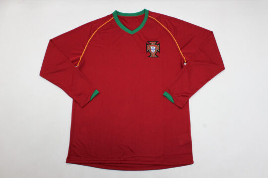 Shirt Front - Portugal 2006-2008 Home Long-Sleeve Jersey