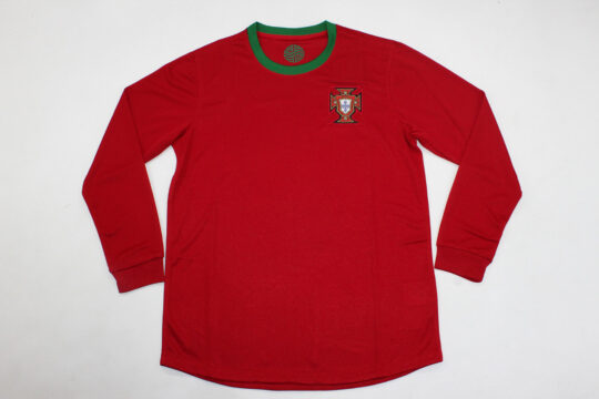 Shirt Front, Portugal 2012 Home Long-Sleeve Jersey