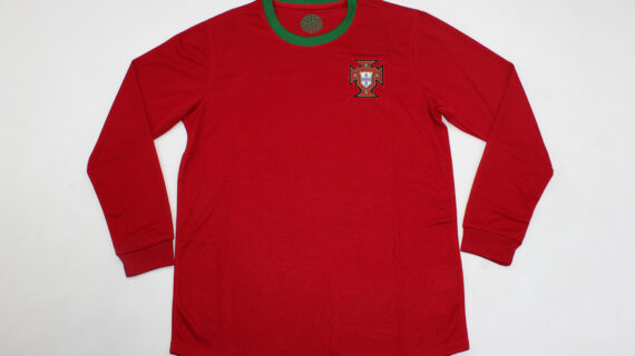 Shirt Front, Portugal 2012 Home Long-Sleeve Jersey