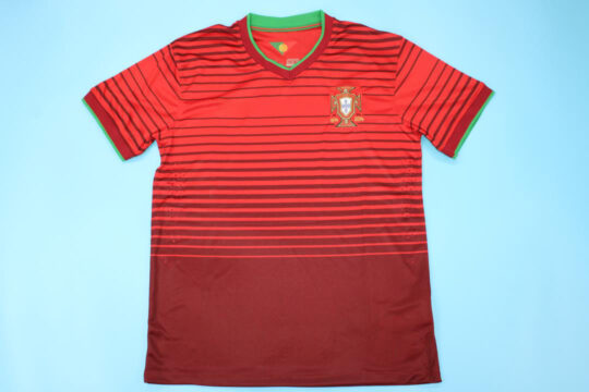 Shirt Front - Portugal 2014-2016 Home Short-Sleeve Jersey