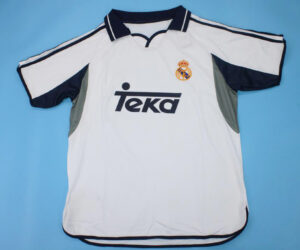 Shirt Front - Real Madrid 2000-2001 Home Short-Sleeve Jersey