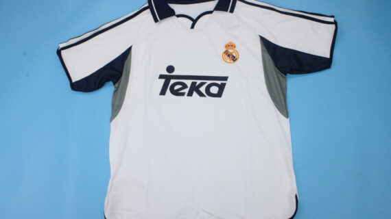 Shirt Front - Real Madrid 2000-2001 Home Short-Sleeve Jersey