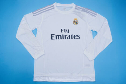 Shirt Front - Real Madrid 2015-2016 Home Long-Sleeve Jersey