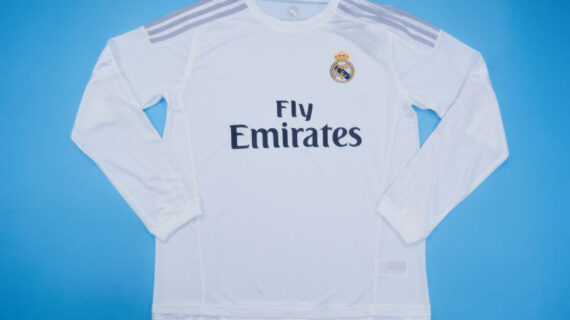 Shirt Front - Real Madrid 2015-2016 Home Long-Sleeve Jersey