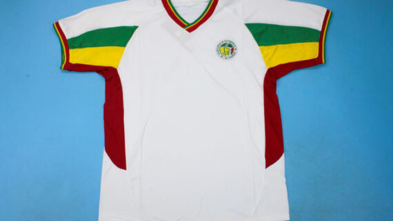 Shirt Front - Senegal 2002-2004 Home Short-Sleeve Jersey