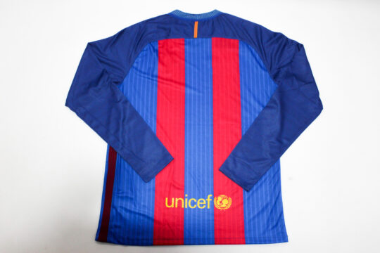 Shirt Back Blank - Barcelona 2016-2017 Home Long-Sleeve Jersey