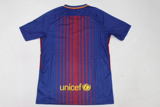 Shirt Back Blank - Barcelona 2017-2018 Home Short-Sleeve Jersey