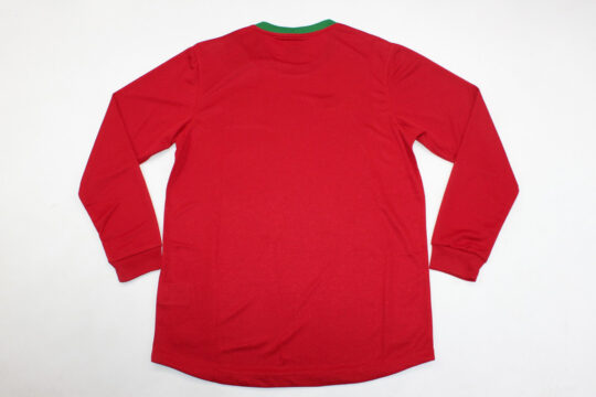 Shirt Back Blank, Portugal 2012 Home Long-Sleeve Jersey