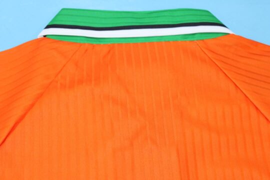 Shirt Collar Back - Ireland 1997-1998 Away Orange Short-Sleeve Kit