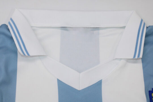 Shirt Collar Front - Argentina 1991-1993 Home Short-Sleeve Jersey