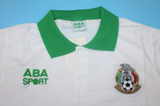 Shirt Collar Front - Mexico 1995 Away Short-Sleeve Jersey