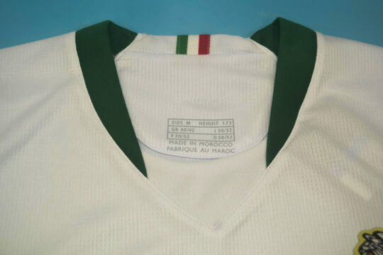 Shirt Collar Front - Mexico 2006-2007 Away Short-Sleeve Jersey