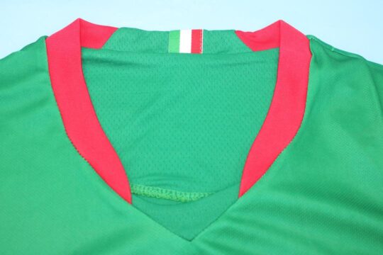 Shirt Collar Front - Mexico 2006-2007 Home Short-Sleeve Jersey