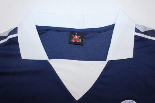 Shirt Collar Front - Scotland 1978 Home Short-Sleeve