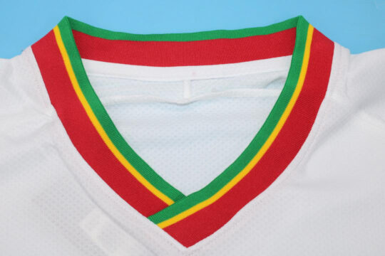 Shirt Collar Front - Senegal 2002-2004 Home Short-Sleeve Jersey