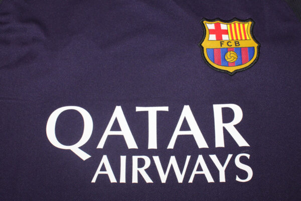 Shirt Front Closeup - Barcelona 2016-2017 Away Short-Sleeve Jersey