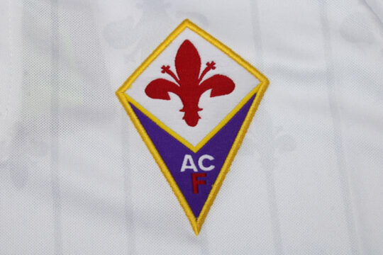 Fiorentina Emblem - Fiorentina 1997-1998 Away Short-Sleeve Jersey