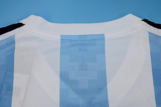 Shirt Collar Back - Argentina 2018 Home Short Sleeve Jersey