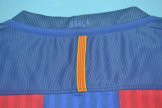 Shirt Collar Back - Barcelona 2016-2017 Home Short-Sleeve Jersey