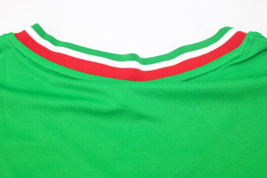 Shirt Collar Back, Mexico 1970 Home Short-Sleeve Jersey