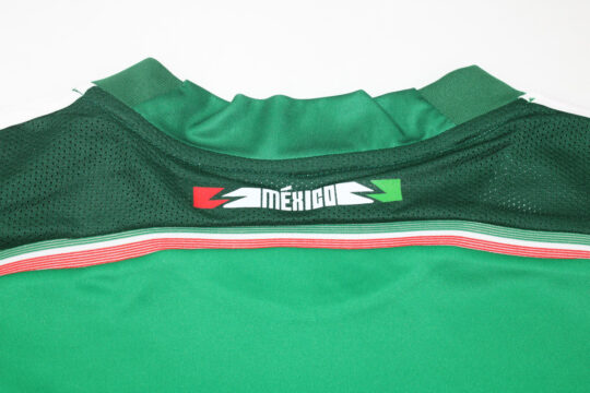 Shirt Collar Back - Mexico 2014 Home Short-Sleeve Jersey