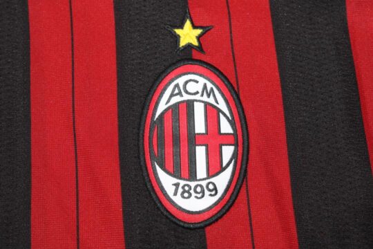 AC Milan Emblem - AC Milan 2013-2014 Home Long-Sleeve Jersey