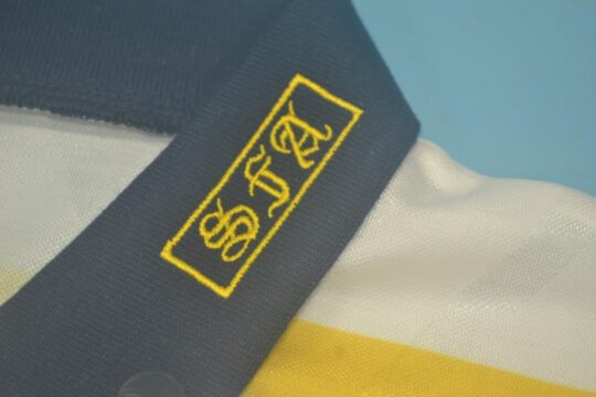 Collar Front Closeup - Scotland 1988-1991 Away Short-Sleeve Jersey