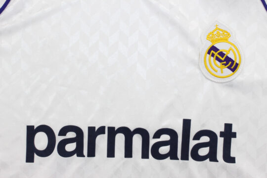 Shirt Front Closeup - Real Madrid 1986-1988 Home Short-Sleeve Jersey