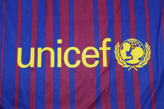 Unicef Closeup - Barcelona 2017-2018 Home Short-Sleeve Jersey