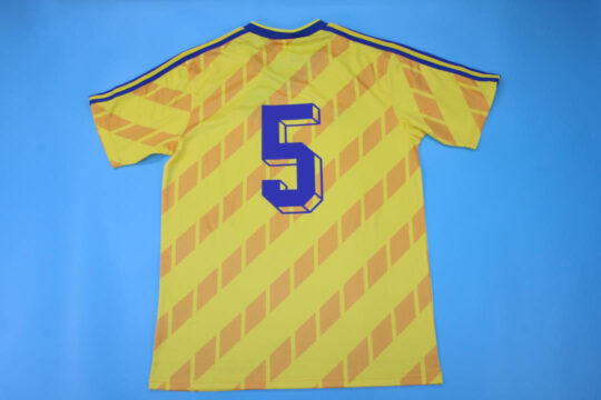 #5 Nameset - Sweden 1989-1992 Home Short-Sleeve Jersey