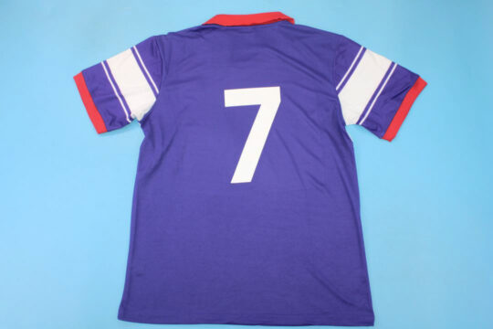 #7 Nameset - Fiorentina 1984-1985 Home Short-Sleeve Kit