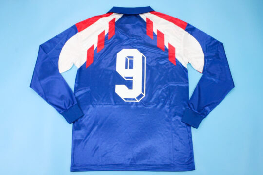 #9 Nameset, France 1990-1992 Home Long-Sleeve Jersey