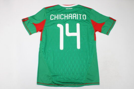 Chicharito Nameset - Mexico 2010 Home Short-Sleeve Jersey