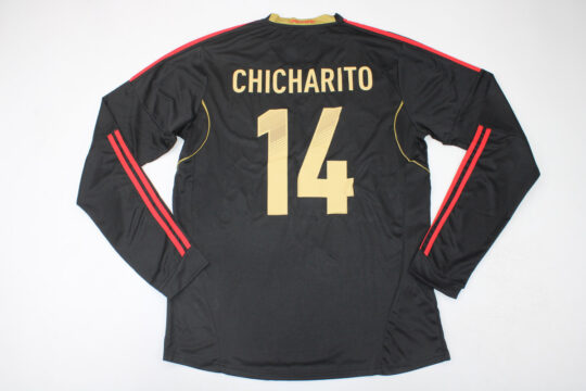 Chicharito Nameset - Mexico 2011-2013 Away Long-Sleeve Jersey