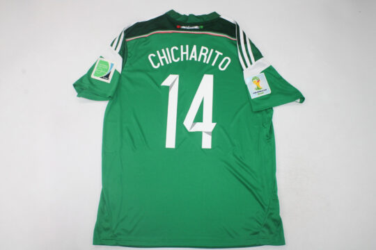 Chicharito Nameset - Mexico 2014 Home Short-Sleeve Jersey