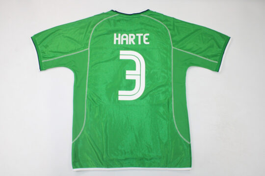 Harte Nameset - Ireland 2002 Home Short-Sleeve Jersey